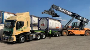 Reefer containers and freight trucks affected by South African port delays
