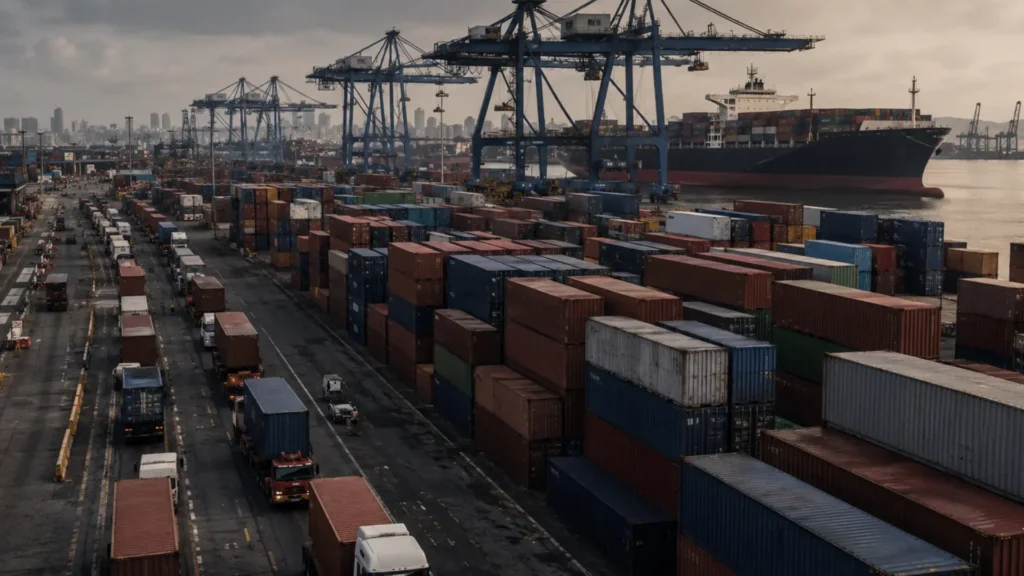 Container delays South Africa affecting imports and landside logistics