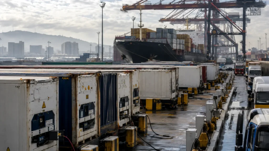 Reefer Congestion at South African ports affecting refrigerated export containers